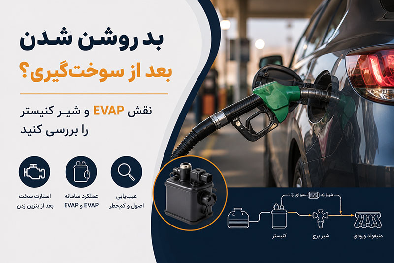 علت بد روشن شدن خودرو بعد از بنزین زدن چیست؟